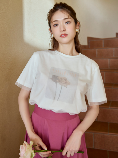 【1周年限定】Tulle Photo Tee