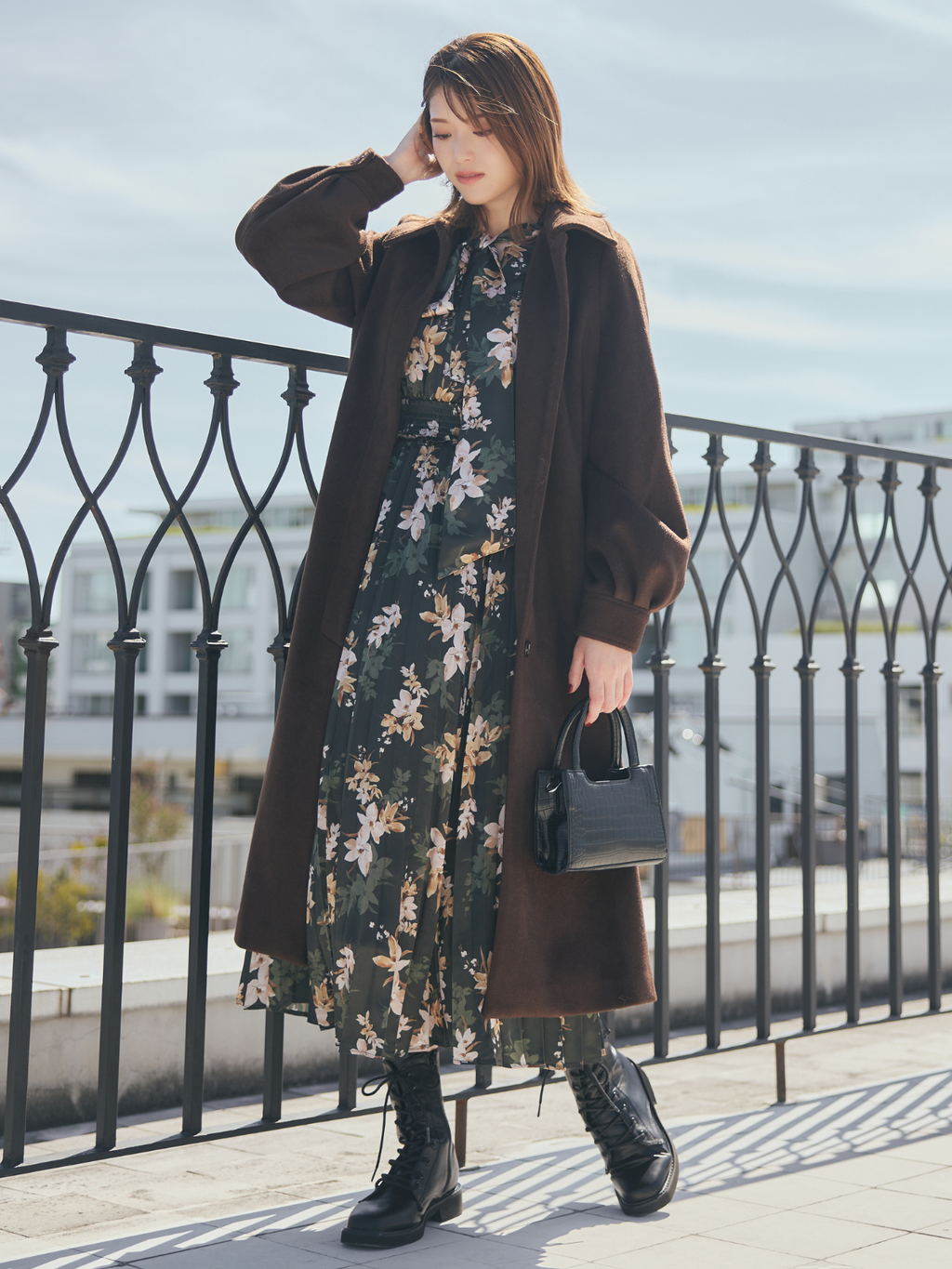 Soutien Collar Puff Sleeve Coat – LANTINAM