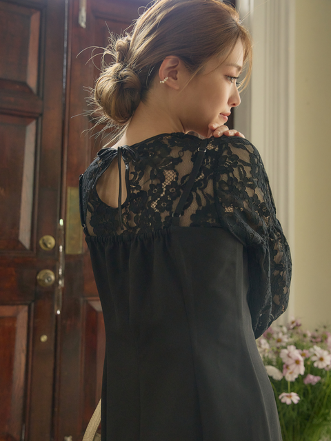 4way Lace Layered Dress