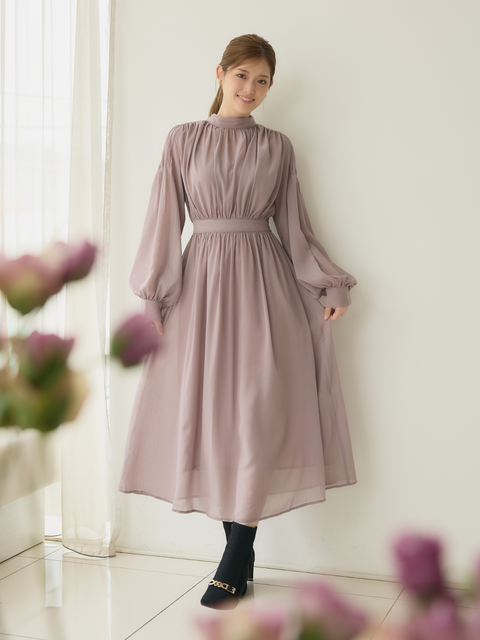 Sheer Chiffon Dress