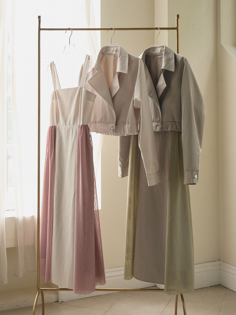 2piece Dress Trench Coat