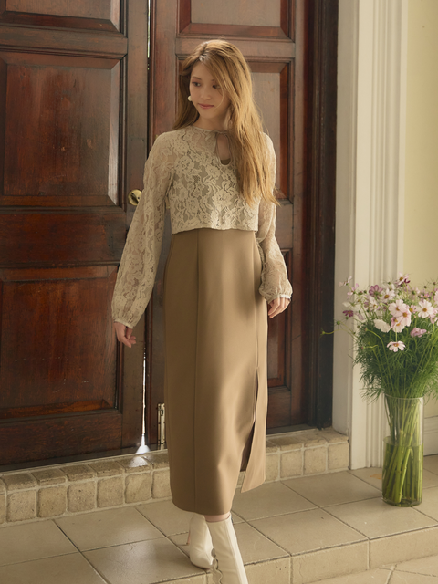4way Lace Layered Dress