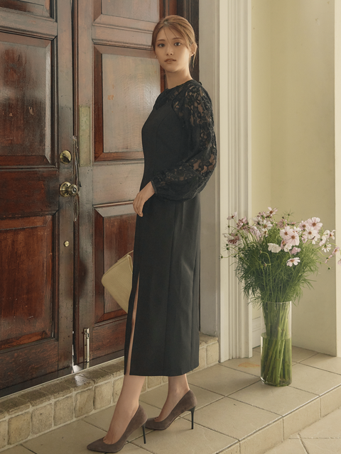 4way Lace Layered Dress