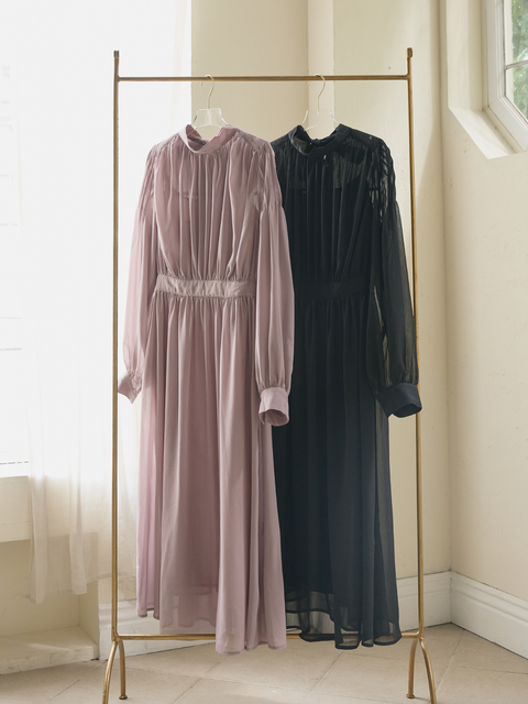 Sheer Chiffon Dress
