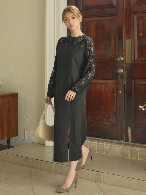 4way Lace Layered Dress