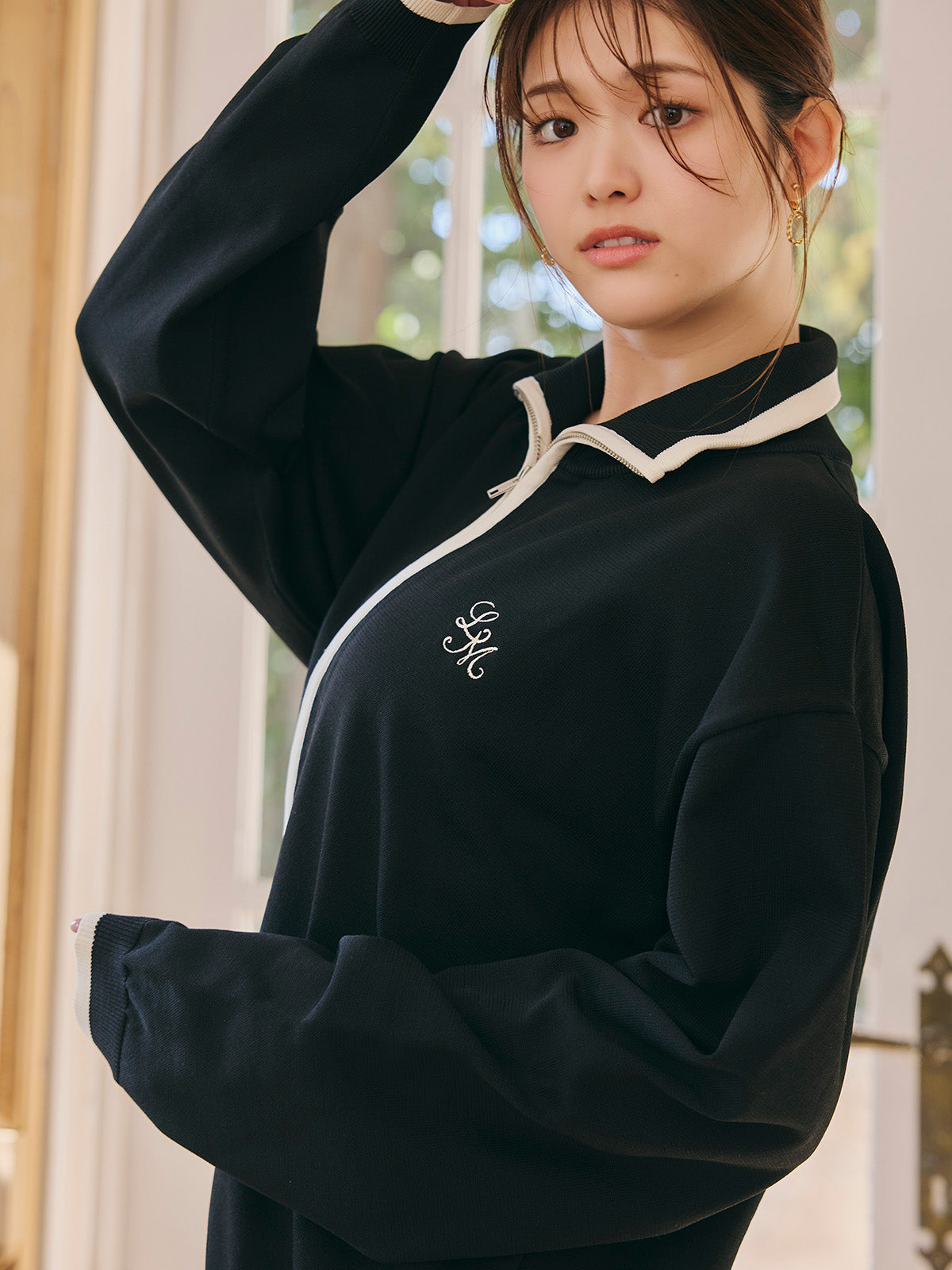 【Unisex】Bicolor Knit Cardigan