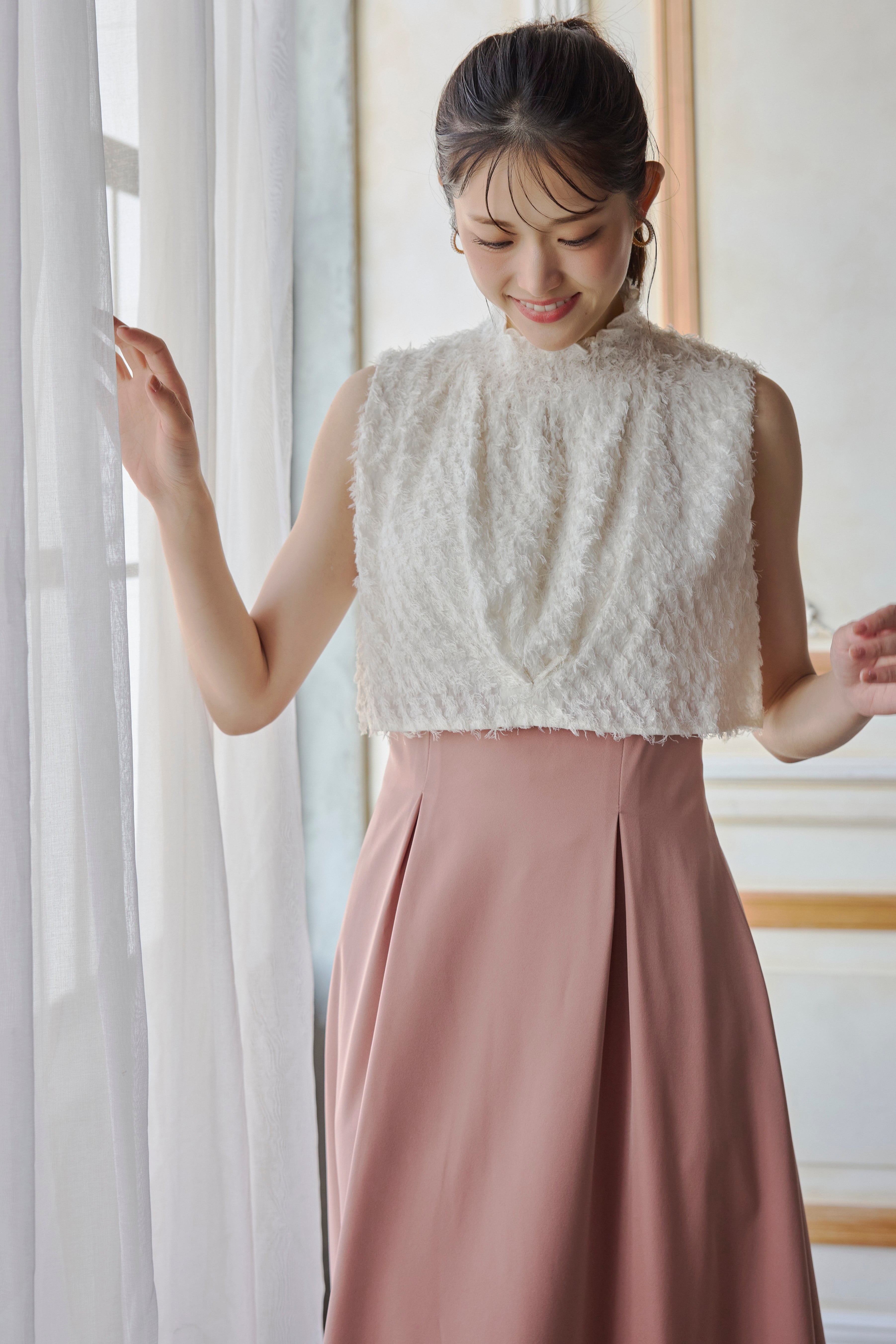 Shaggy Chiffon Dress