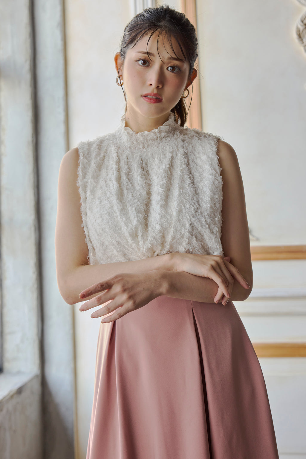 Shaggy Chiffon Dress