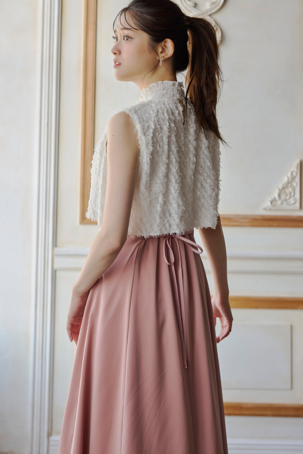 Shaggy Chiffon Dress