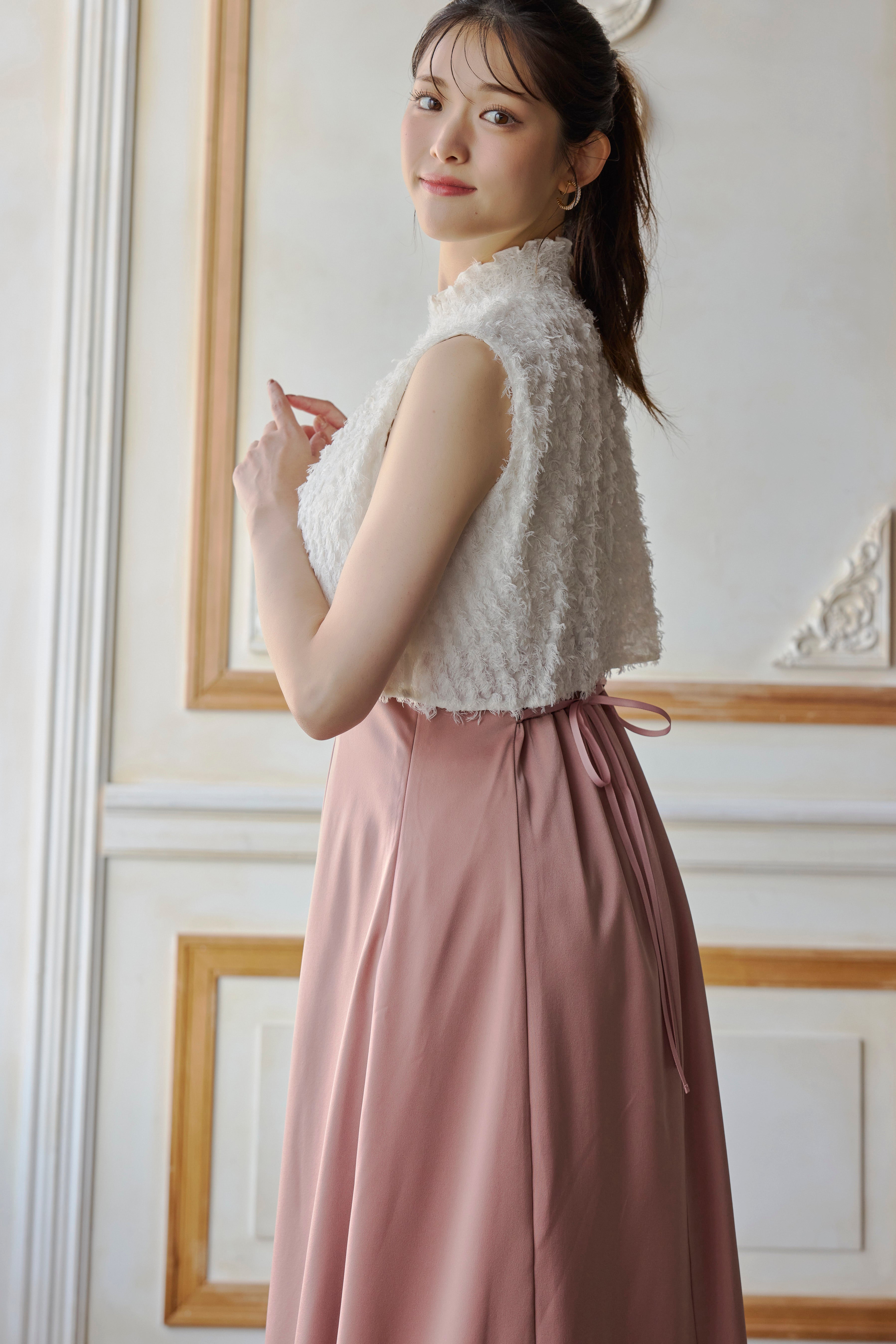 Shaggy Chiffon Dress