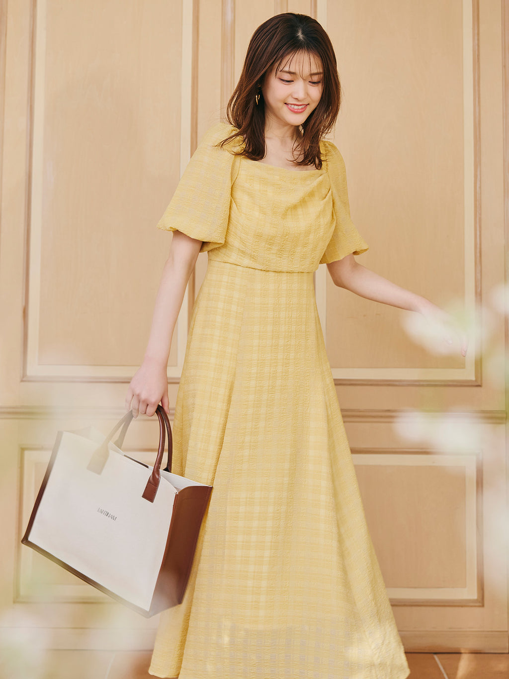 Lantinam Canvas Leather Tote