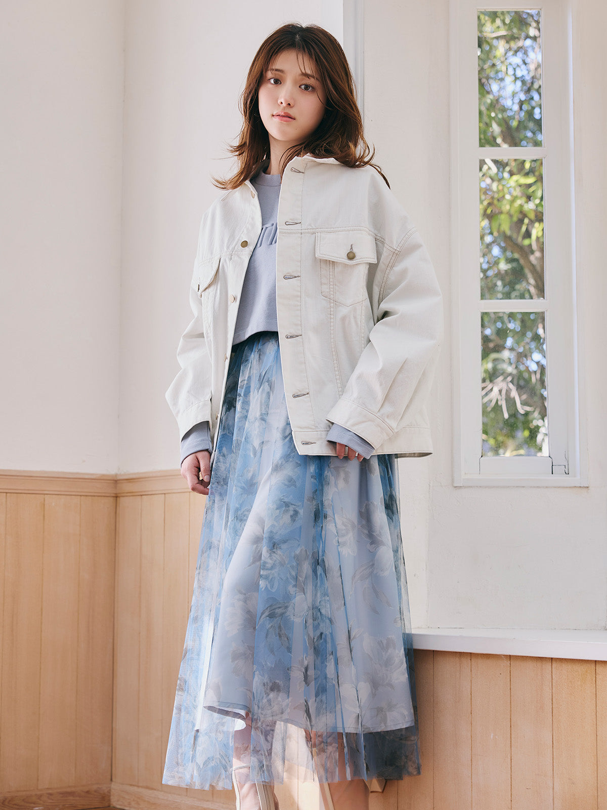 【ユニセックス】Big Denim Jacket