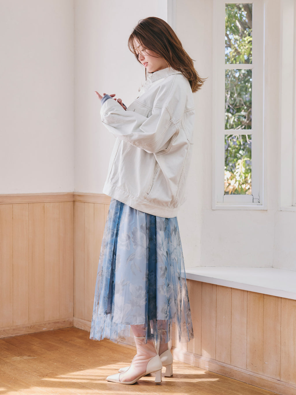 【ユニセックス】Big Denim Jacket