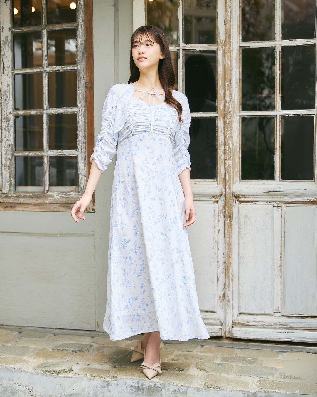 Little Flower Bolero Set Dress