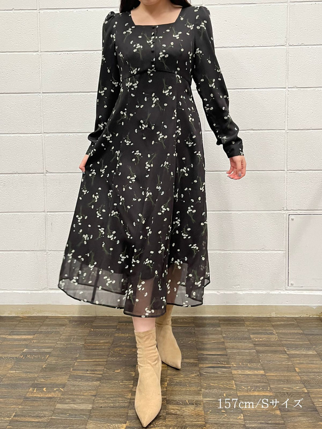 Daisy Sheer Chiffon Dress