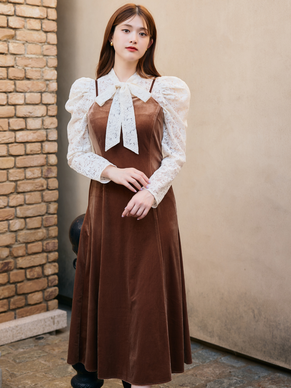 4way Lace Velours Dress – LANTINAM