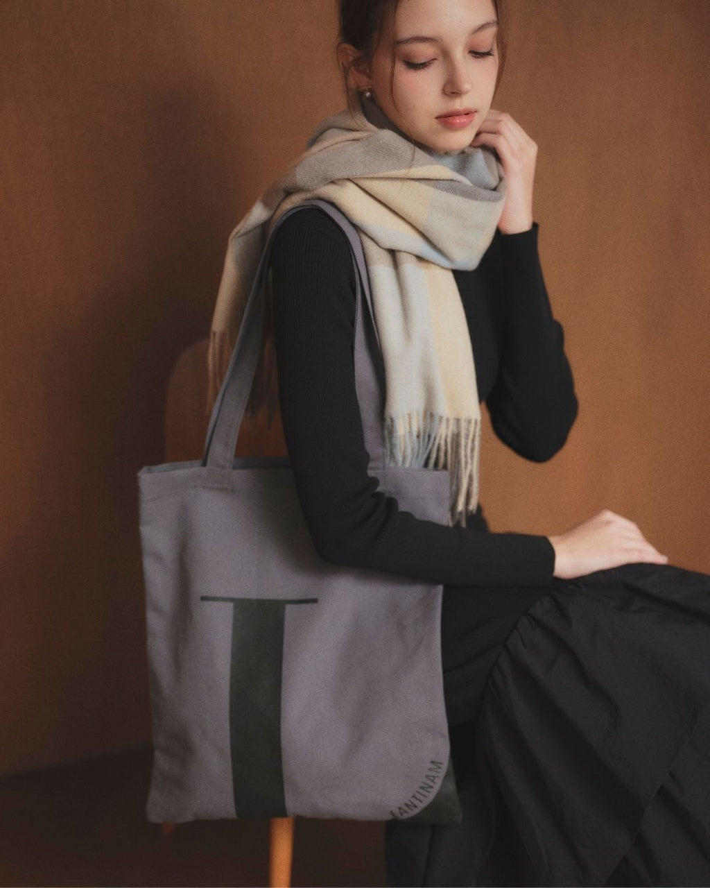 【Unisex】Check Muffler