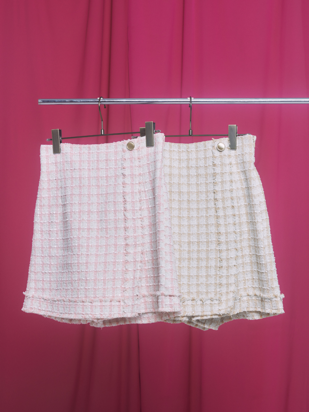 Check Tweed Skirt(short pants)