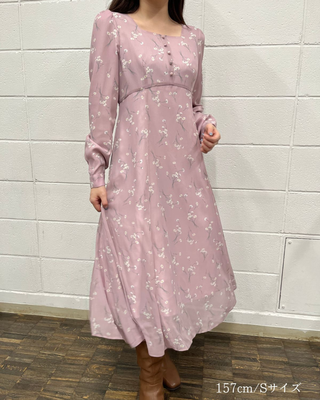 Daisy Sheer Chiffon Dress