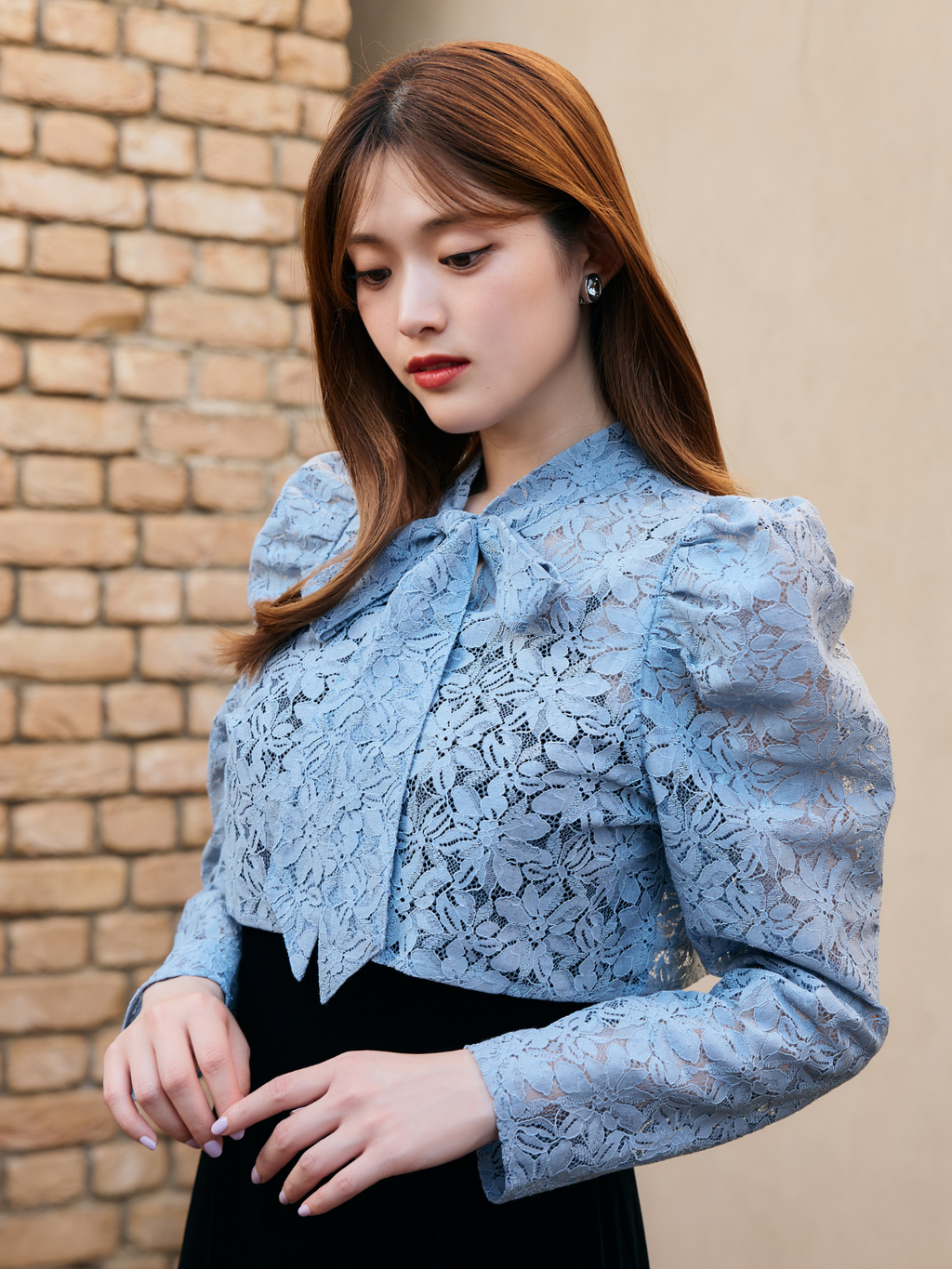 4way Lace Velours Dress