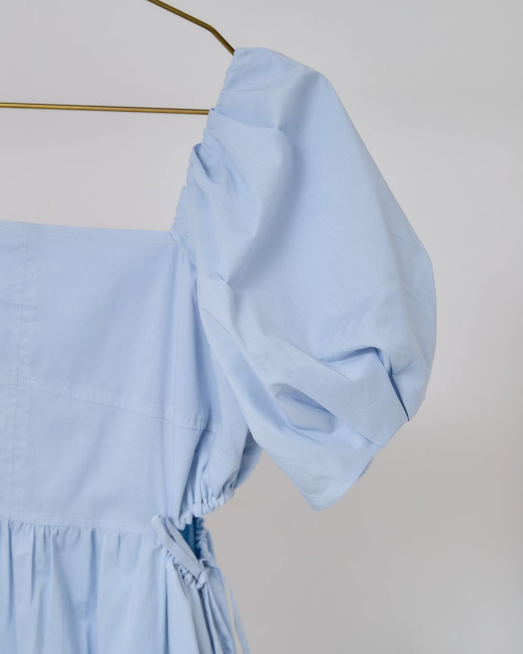 Side Cut Gather Dress