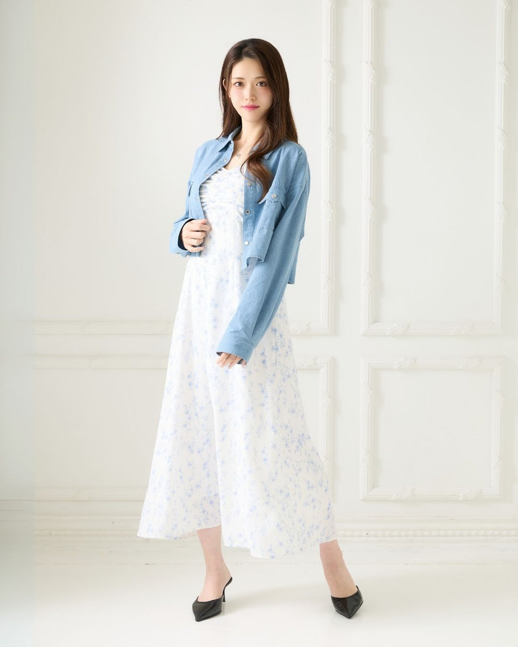 Little Flower Bolero Set Dress