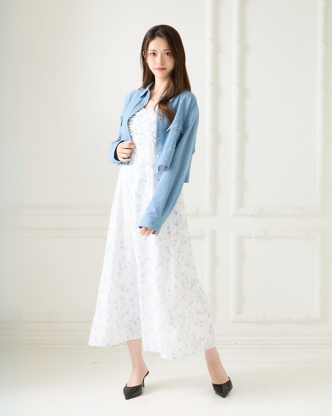 Little Flower Bolero Set Dress