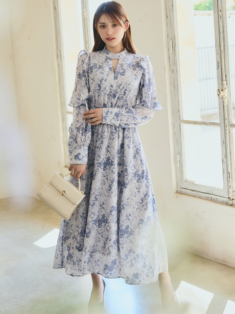 LANTINAM Floral Dress - ロングワンピース