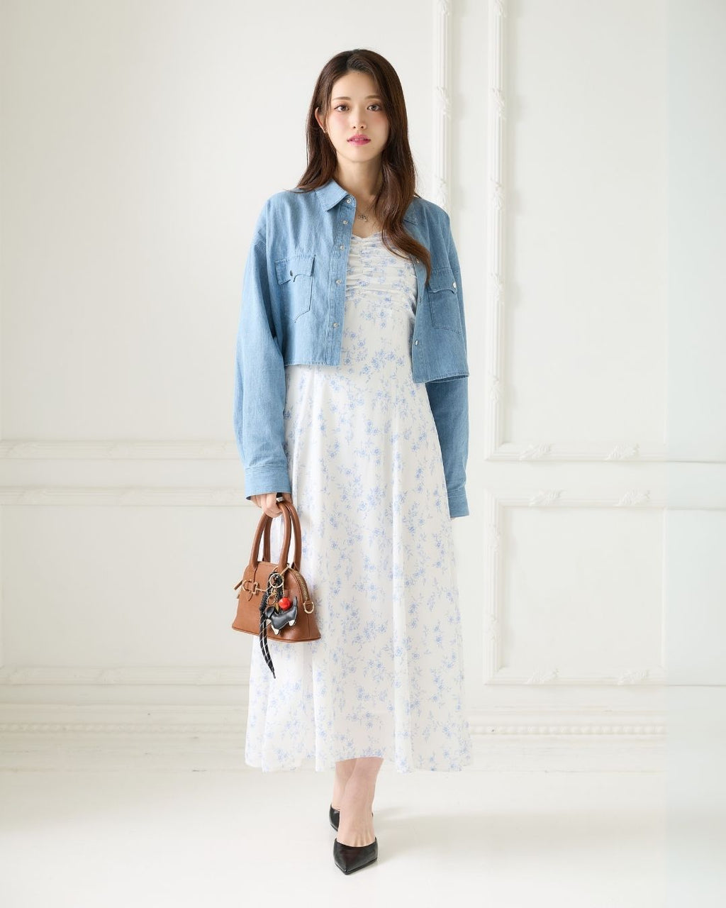 Little Flower Bolero Set Dress