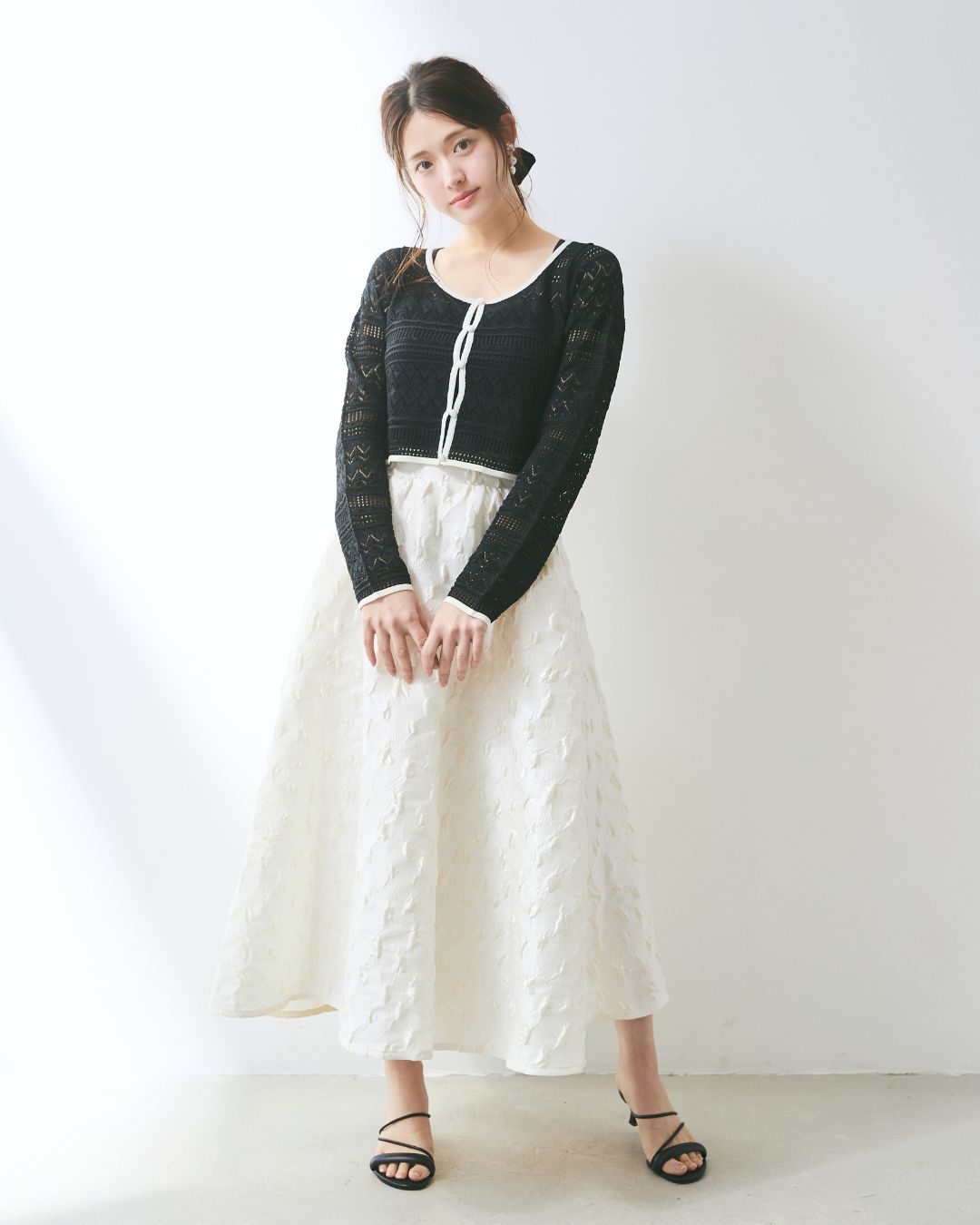 【全骨格対象】Jaquard Flare Skirt