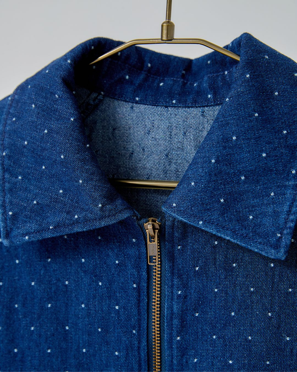 【UNISEX】Dot Denim Cover All