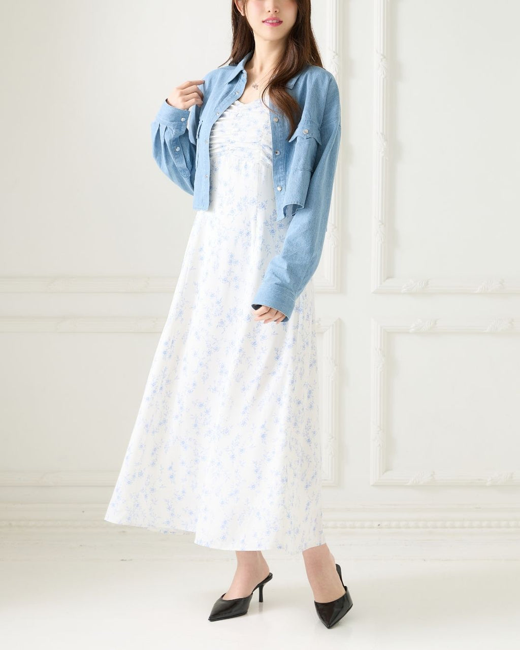 Little Flower Bolero Set Dress