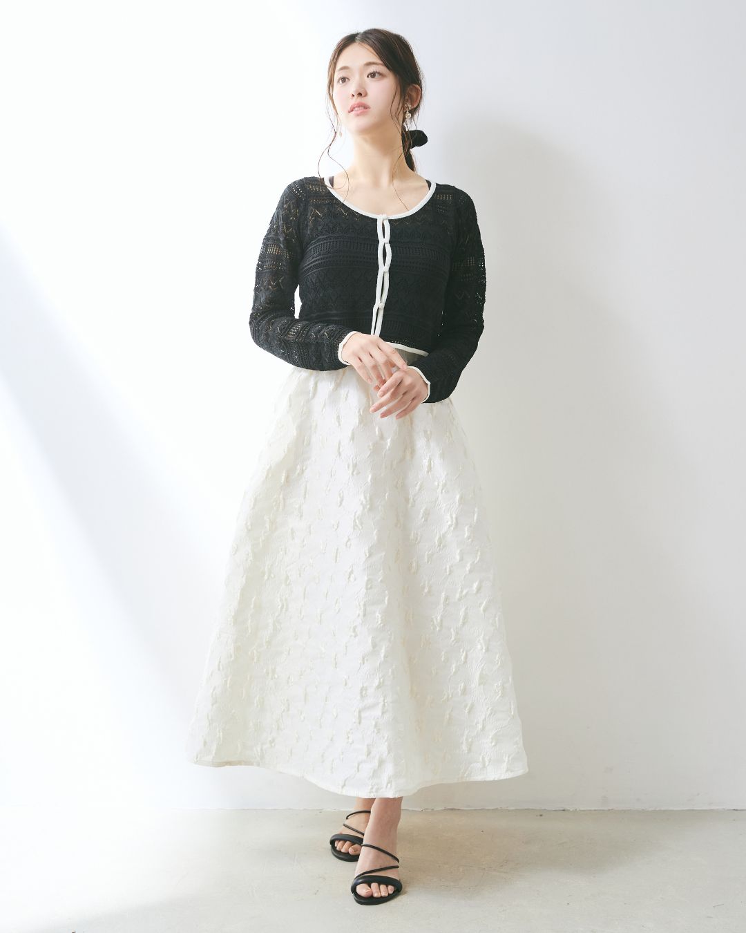 【全骨格対象】Jaquard Flare Skirt