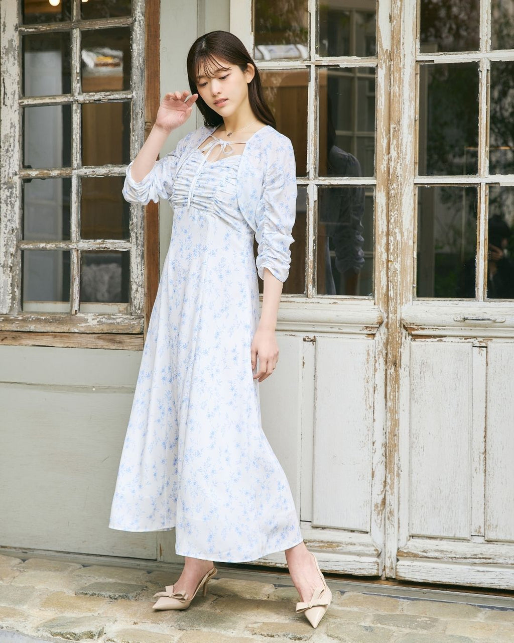 Little Flower Bolero Set Dress