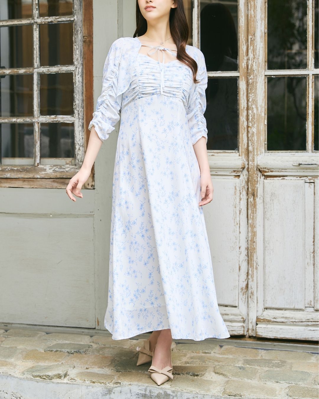 Little Flower Bolero Set Dress