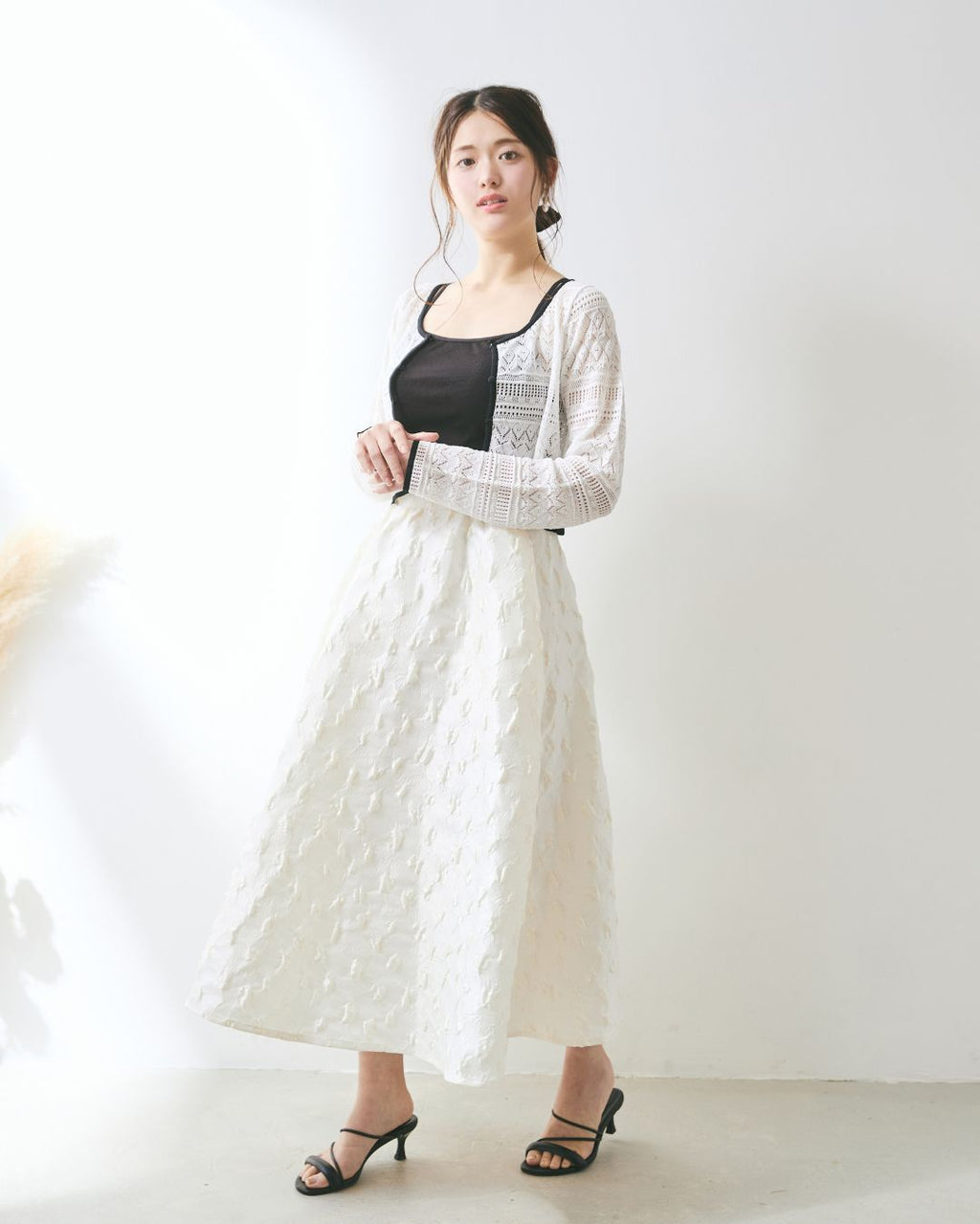 【全骨格対象】Jaquard Flare Skirt