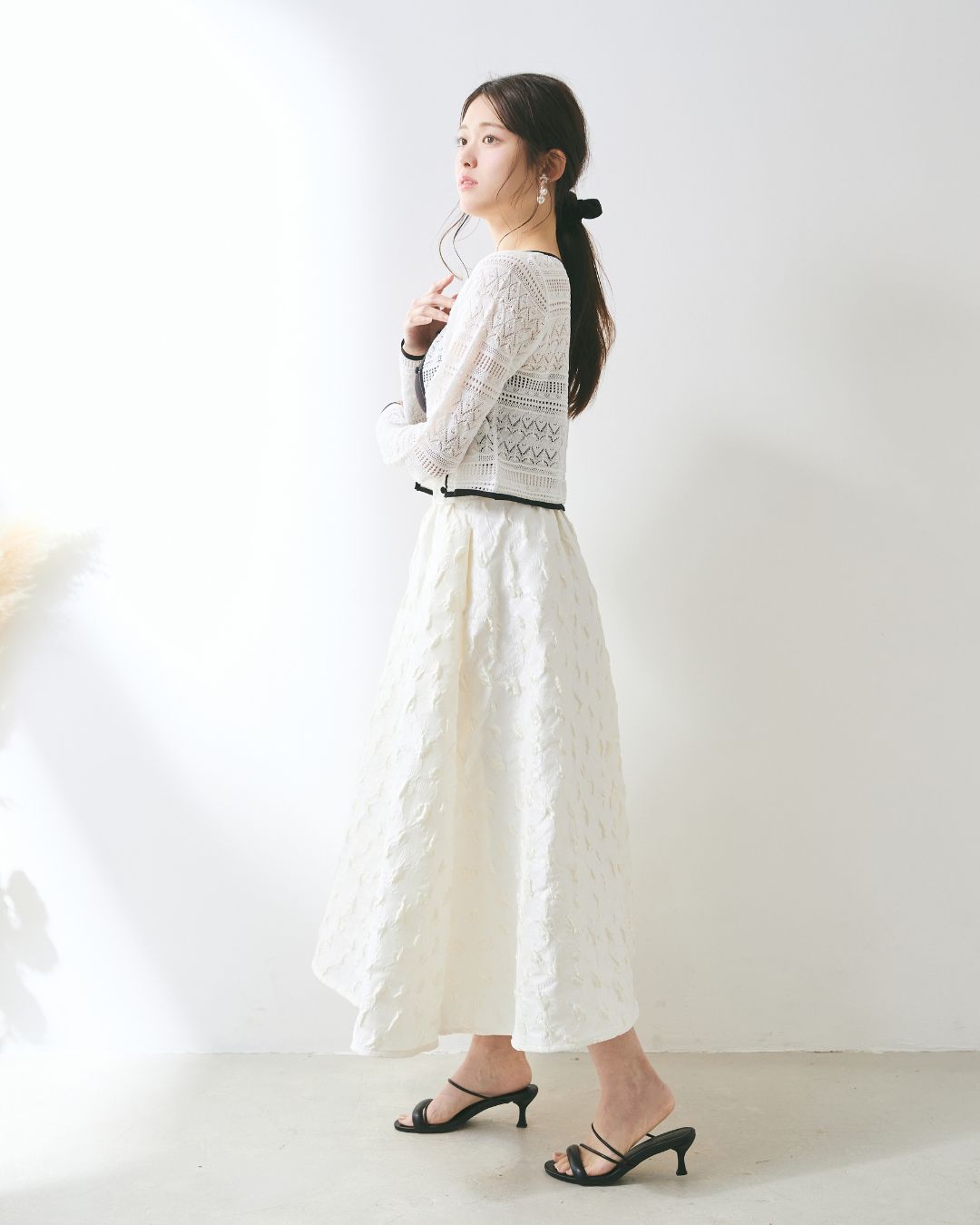 【全骨格対象】Jaquard Flare Skirt