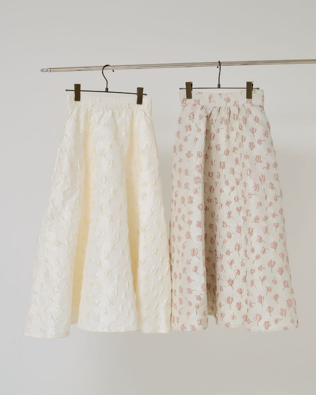 【全骨格対象】Jaquard Flare Skirt