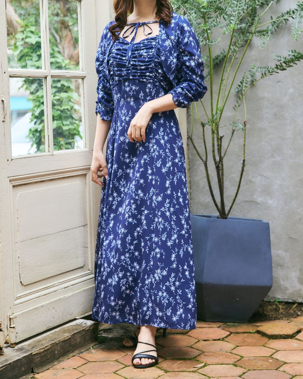 Little Flower Bolero Set Dress