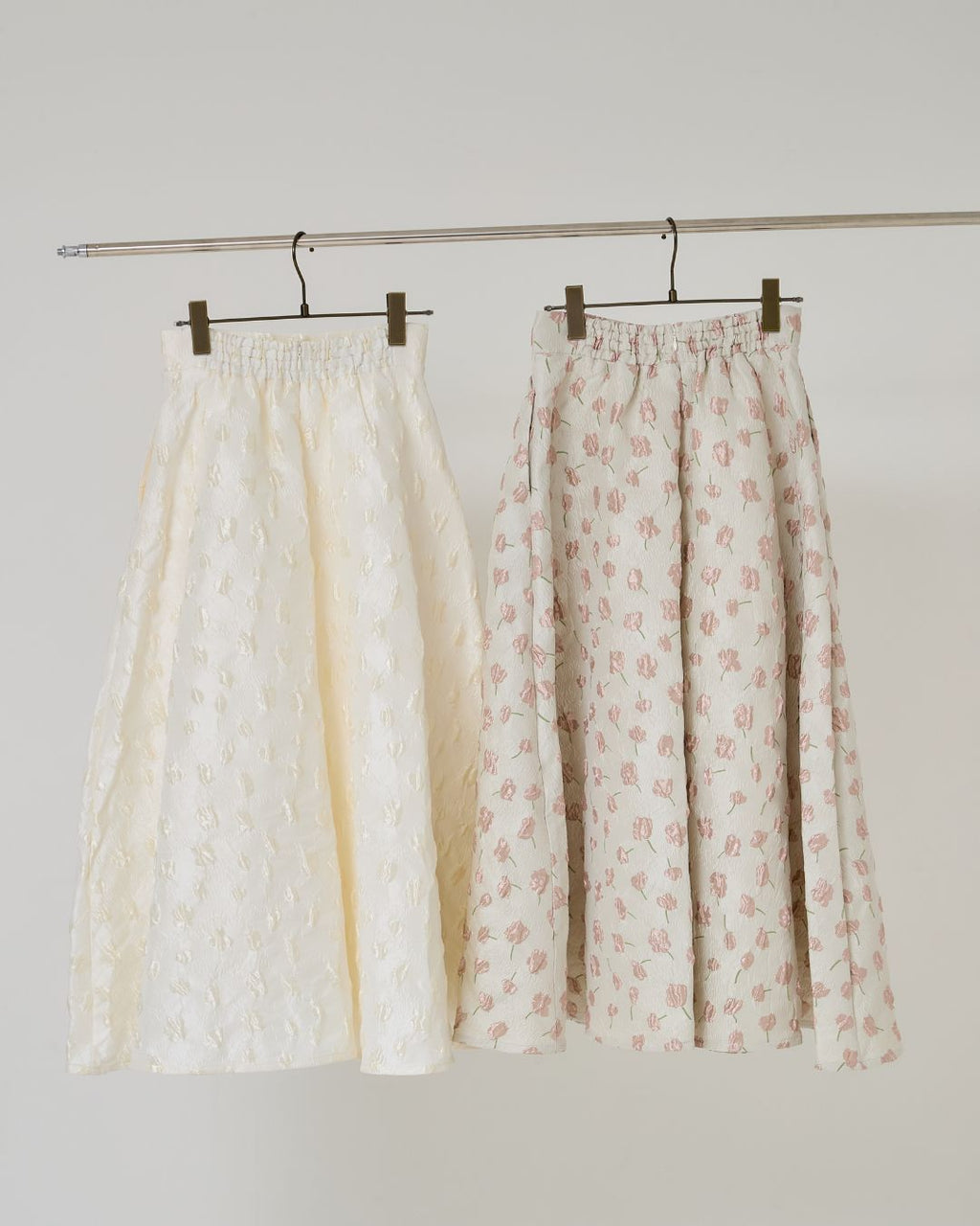 【全骨格対象】Jaquard Flare Skirt