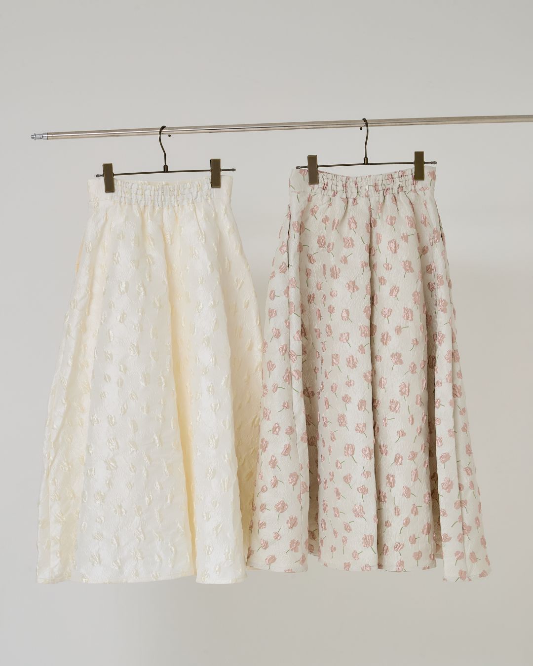 【全骨格対象】Jaquard Flare Skirt