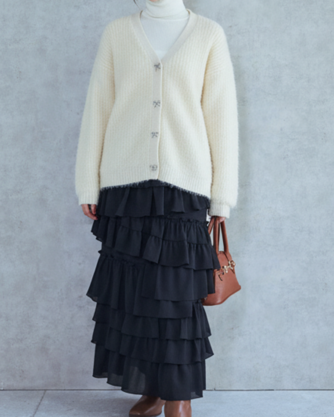 Feather Knit Cardigan