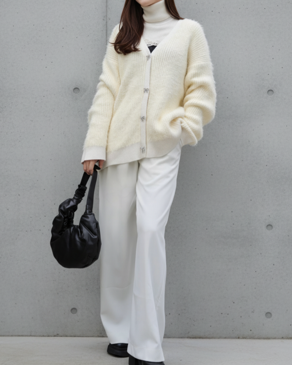 Feather Knit Cardigan