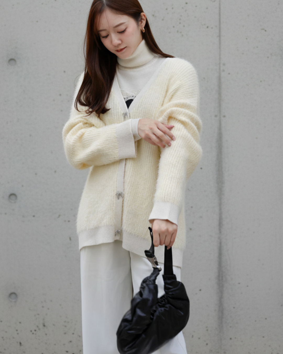 Feather Knit Cardigan