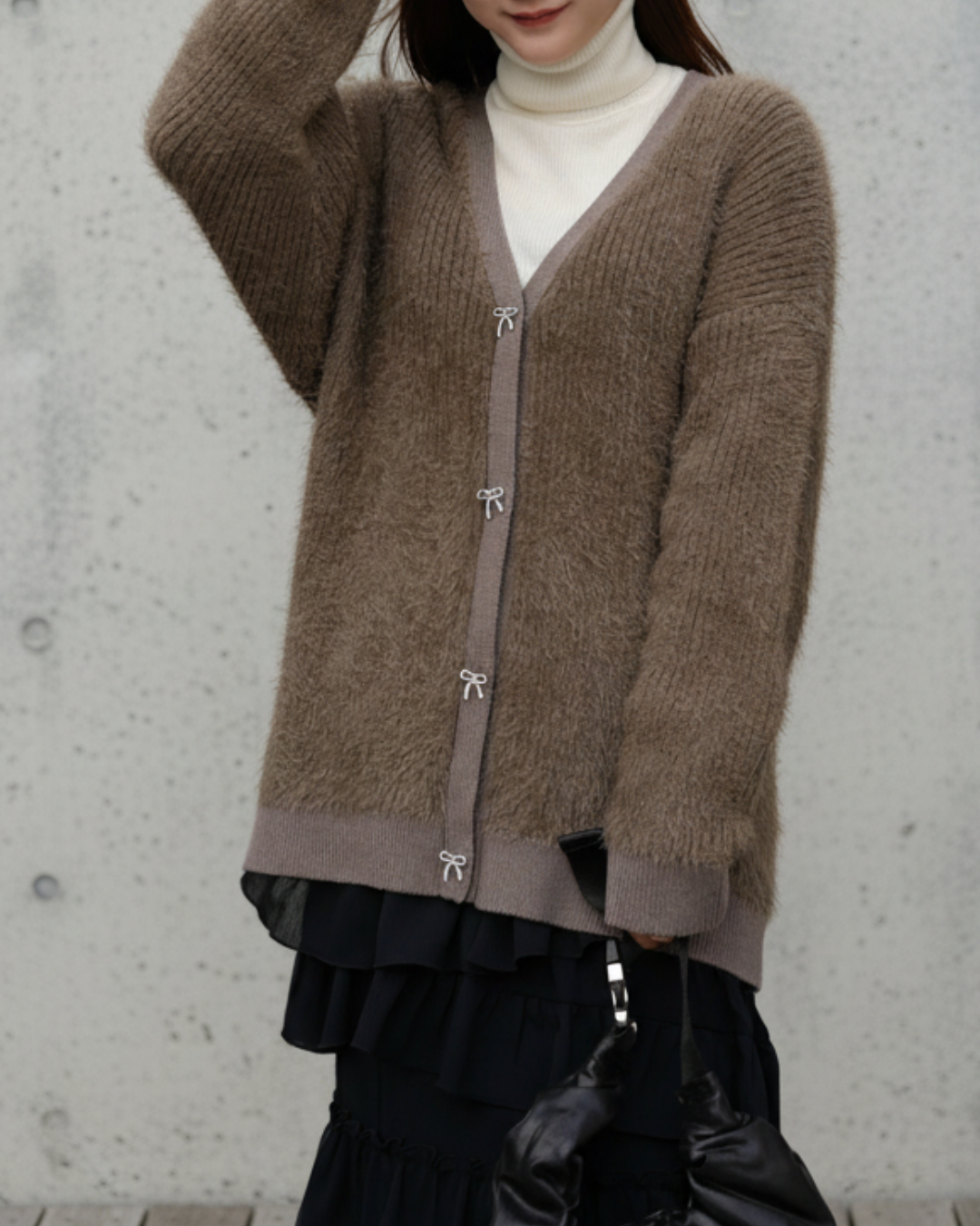 Feather Knit Cardigan