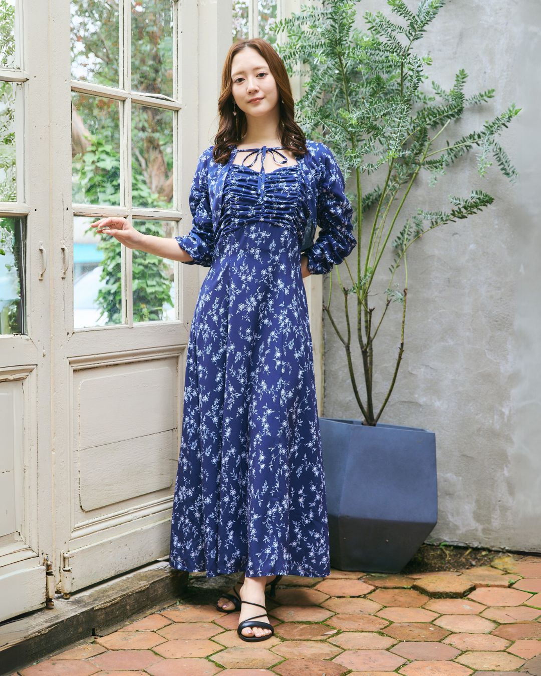 Little Flower Bolero Set Dress