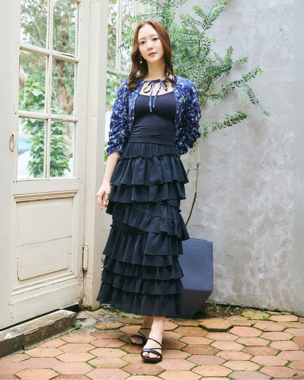 Little Flower Bolero Set Dress