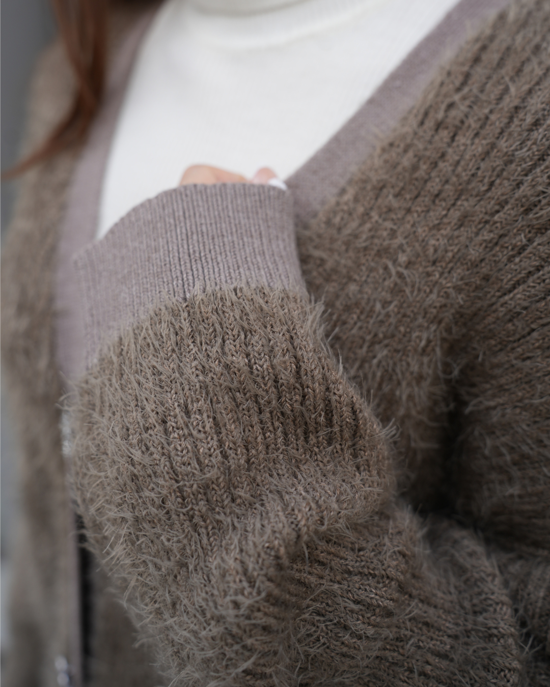 Feather Knit Cardigan