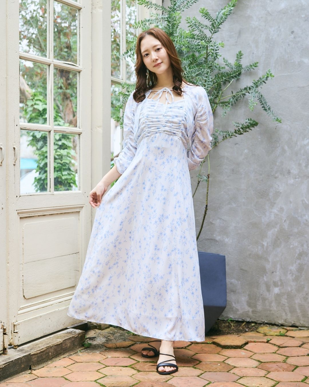 Little Flower Bolero Set Dress