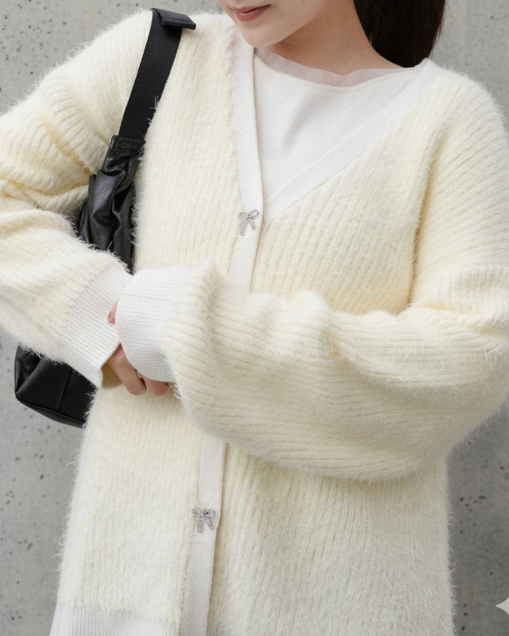 Feather Knit Cardigan